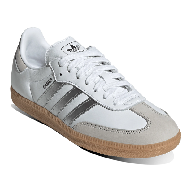 Adidas Samba OG White Silver Metallic Gray