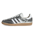 Adidas Samba OG Silver Metallic Cracked Leather